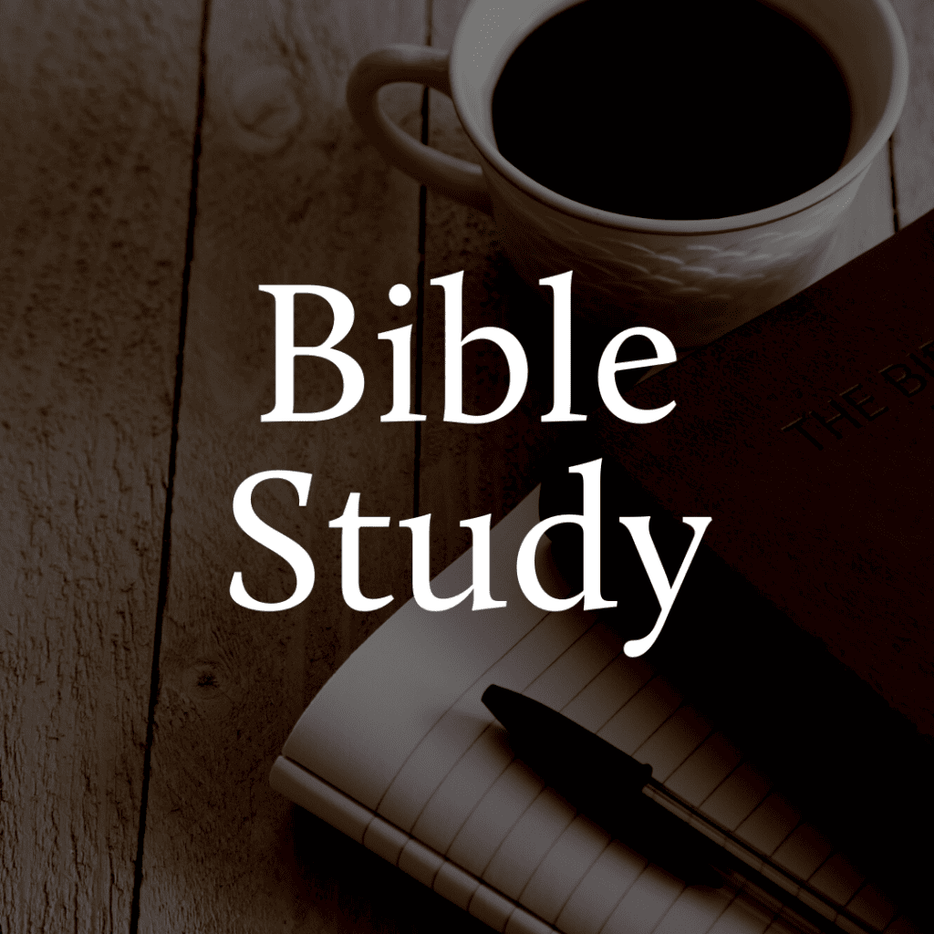 Senior Adult Bible Study: Tuesdays at 8:30 a.m. at Cafe 59