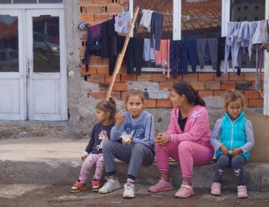 Everyday pose in Bulgaria