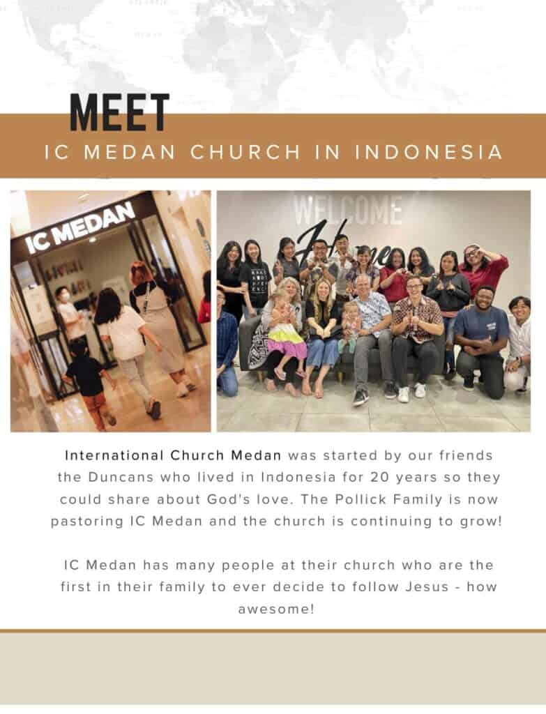 IC Medan Church in Indonesia