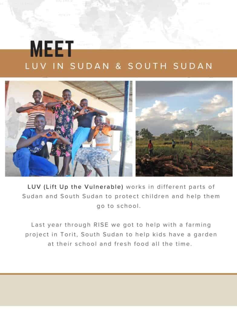 LUV in Sudan & South Sudan