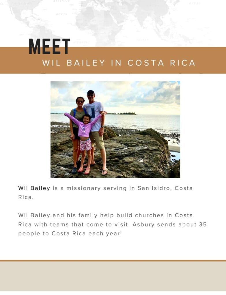 Wil Bailey in Costa Rica