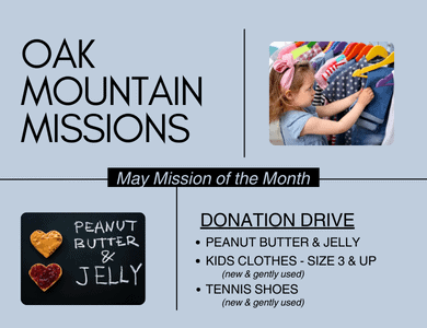May Mission of the Month: Oak Mountain Missions