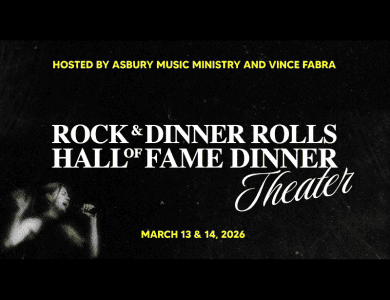 Music by Rock & Roll Hall of Fame artists will headline Asbury’s two-night 2026 Dinner Theater on March 13–14, where ticket sales and tips from this student-served event fund the middle and high school mission trip to Costa Rica.