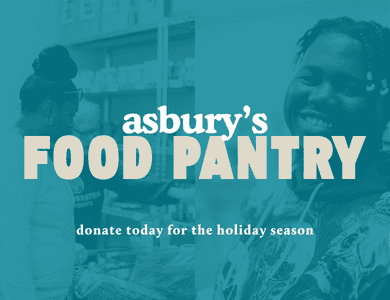 Anyone facing food insecurity is welcome at Asbury's Food Pantry.