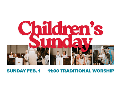 Asbury KiDS are leading Traditional Worship at 11:00 a.m. on Feb. 1.