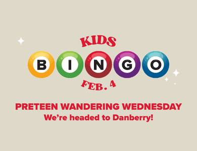 Asbury KiDS Bingo with Danberry, Feb. 4