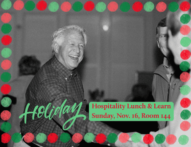 Help Asbury welcome new guests this holiday season! Learn how on Nov. 16.