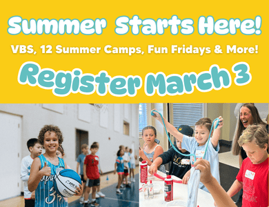 Registration for Asbury's VBS, Summer Camps & programs opens March 3, 2026.