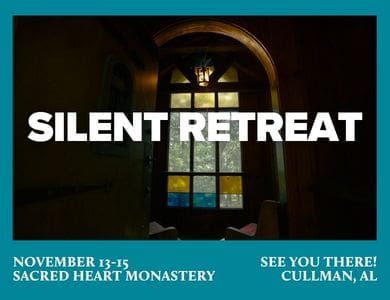 Join Asbury’s Adult Ministry for a weekend of reflection and intentional silence with the sisters at the Sacred Heart Monastery in Cullman, AL, November 13-15.