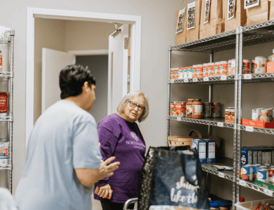 Asbury's Food Pantry is open to anyone facing food insecurity.