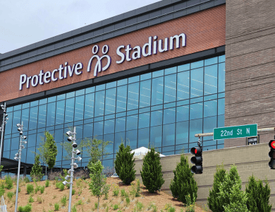 Discover the heart of Birmingham’s sports scene with an insider’s tour of Protective Life Stadium! We'll stop at the Cajun Seafood House on Rocky Ridge Road for a delicious lunch. March 6, 2026.
