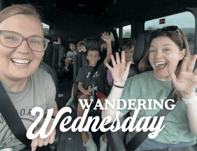Asbury KiDS preteens have monthly Wandering Wednesdays to serve and fellowship.